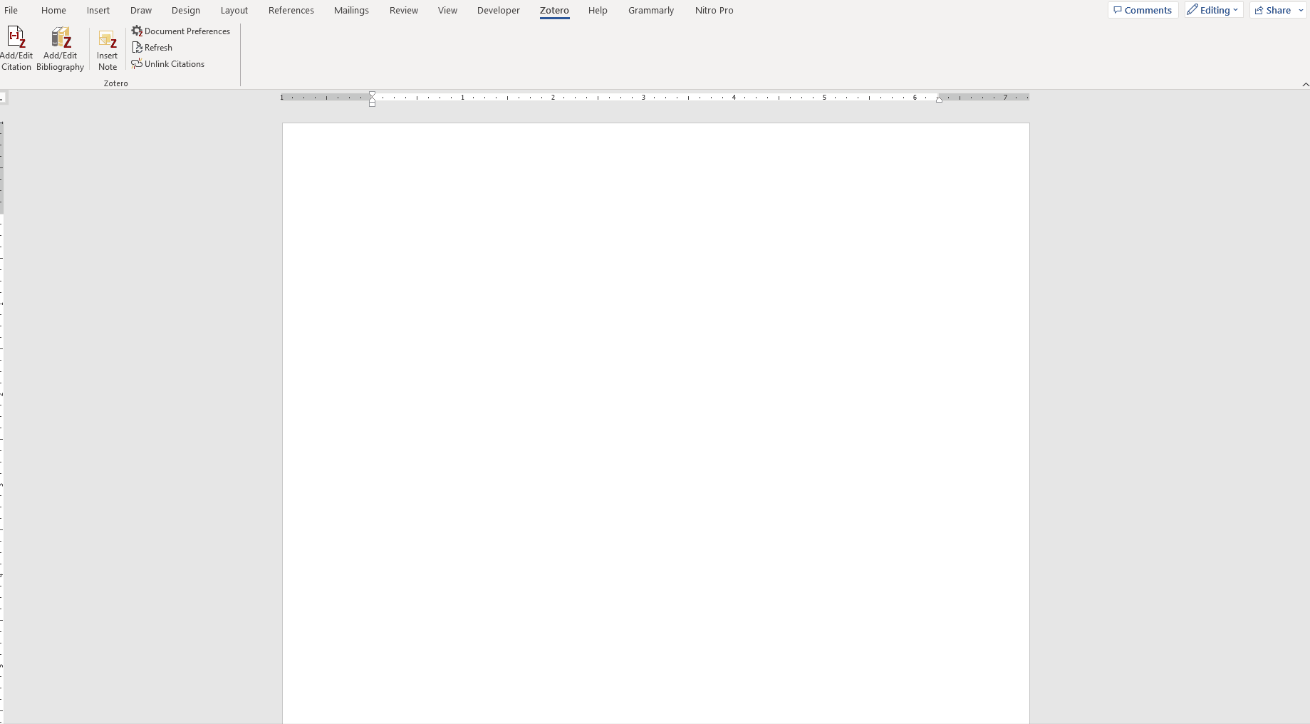 Animated image showing how to add citation and research writing and bibliography within a word processor